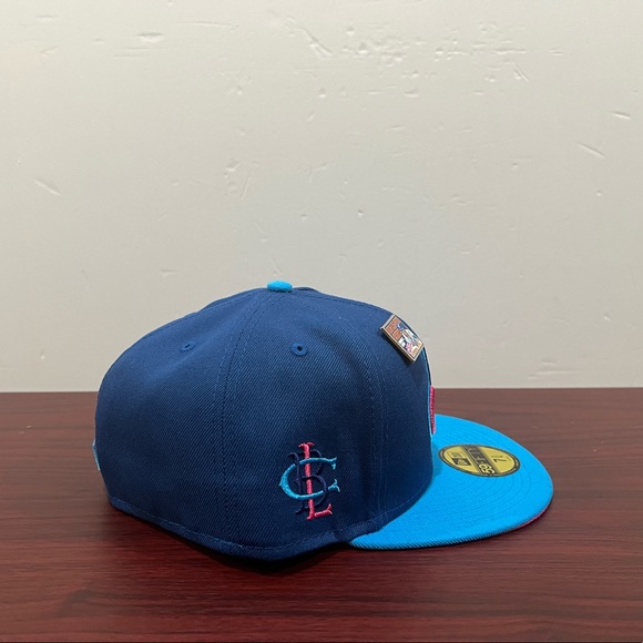 New Era x Big League Chew, 59Fifty Fitted Hat, Montreal Expos, Blue Raspberry - Picture 3 of 12